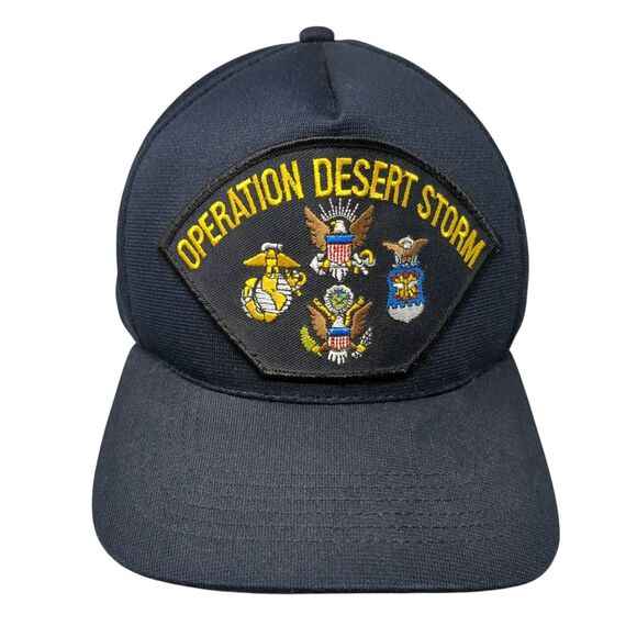 Operation Desert Storm Snapback Hat Blue OS Adjustable Embroidered Northstar - Picture 1 of 8